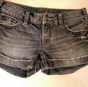 ⚡FlASHSaLE⚡Silver Jean Shorts Mika